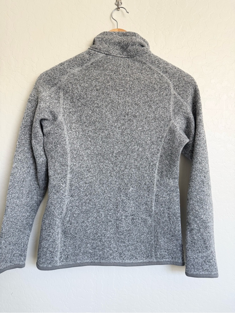 Patagonia Better Sweater Full Zip Fleece Jacket Birch White / Grey - Picture 3 of 10